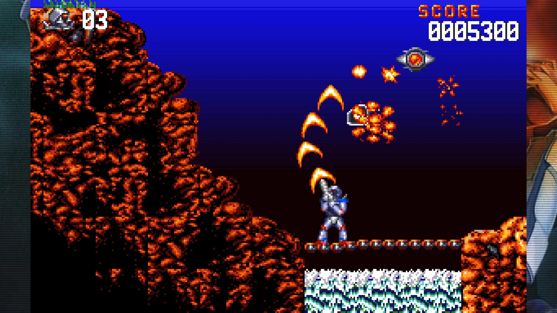 Turrican Flashback back cover for Nintendo Switch