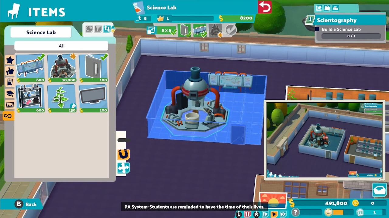 Two Point Campus screenshot 3 for Nintendo Switch