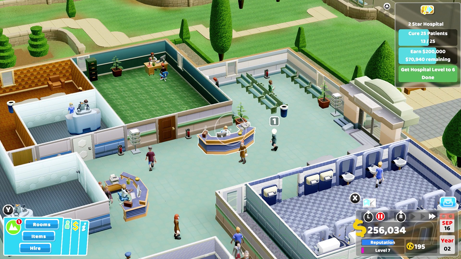 Two Point Hospital screenshot 3 for Nintendo Switch