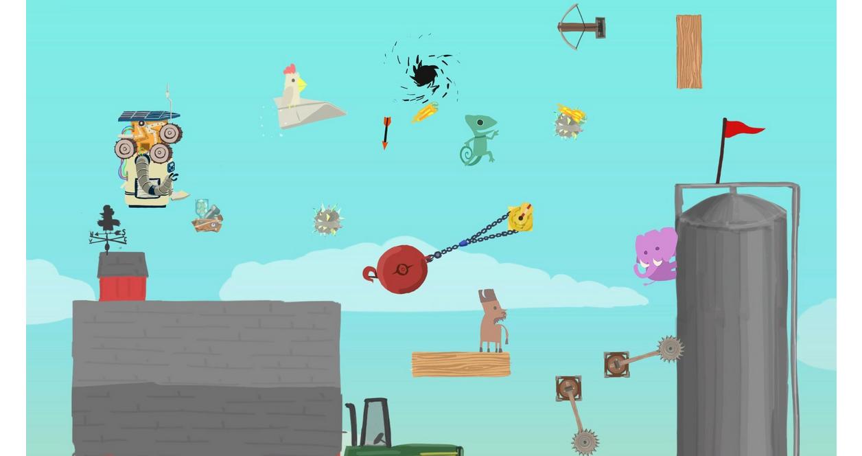 Ultimate Chicken Horse: A-Neigh-Versary Edition screenshot 3 for Nintendo Switch