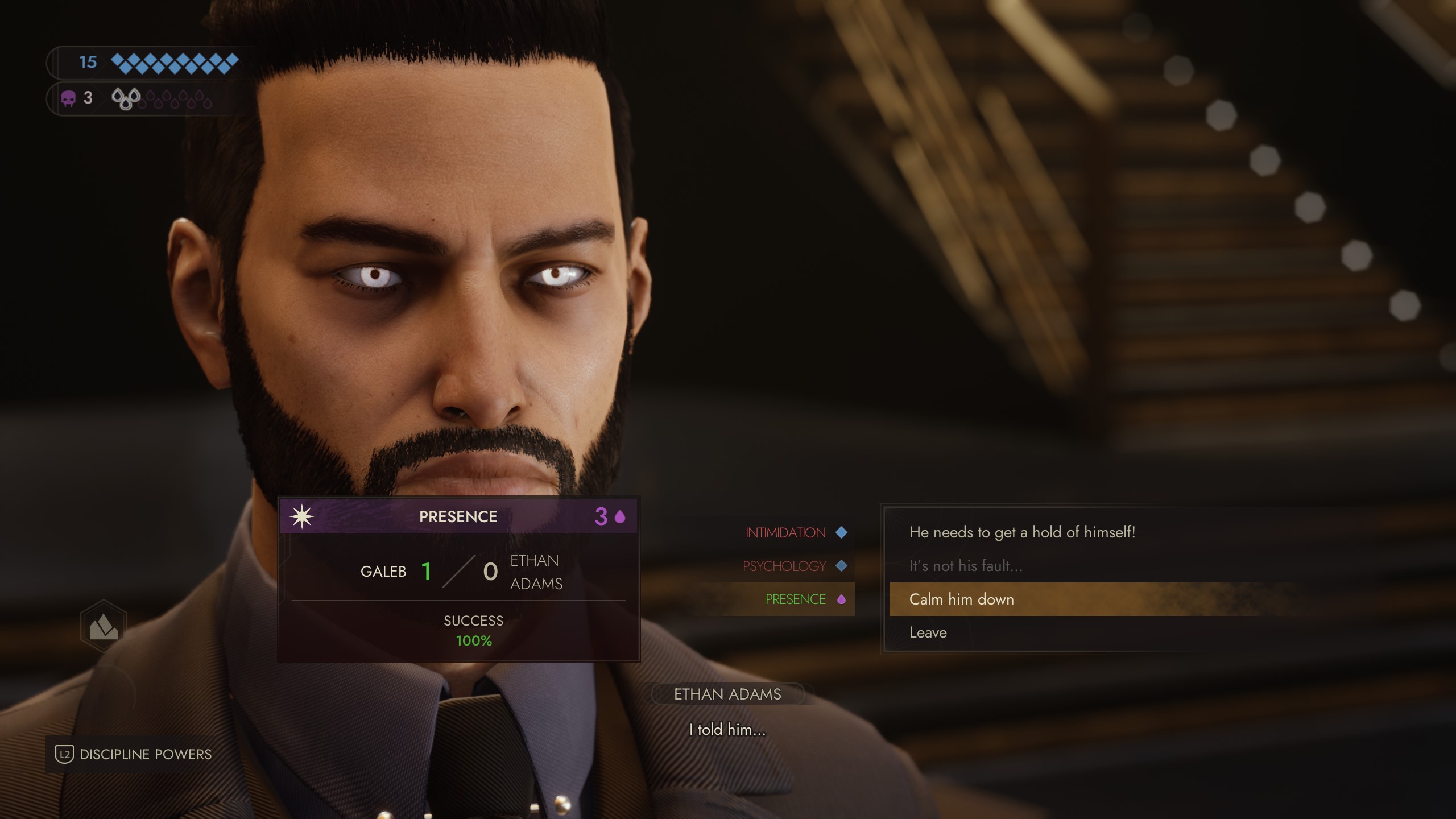 Vampire: The Masquerade Swansong screenshot 4 for Nintendo Switch