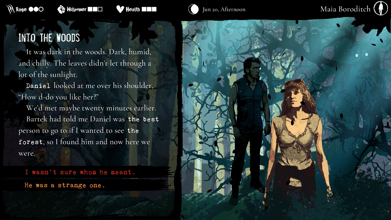 Werewolf The Apocalypse - Heart of the Forest screenshot 3 for Nintendo Switch