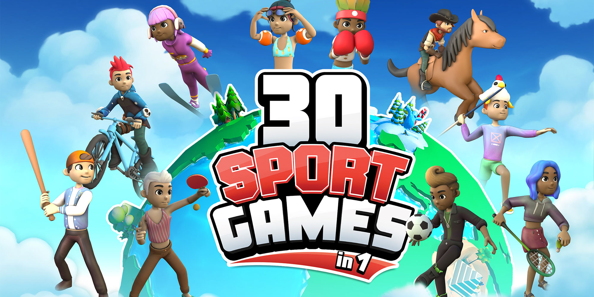 30 Sport Games in 1 title screen for Nintendo Switch