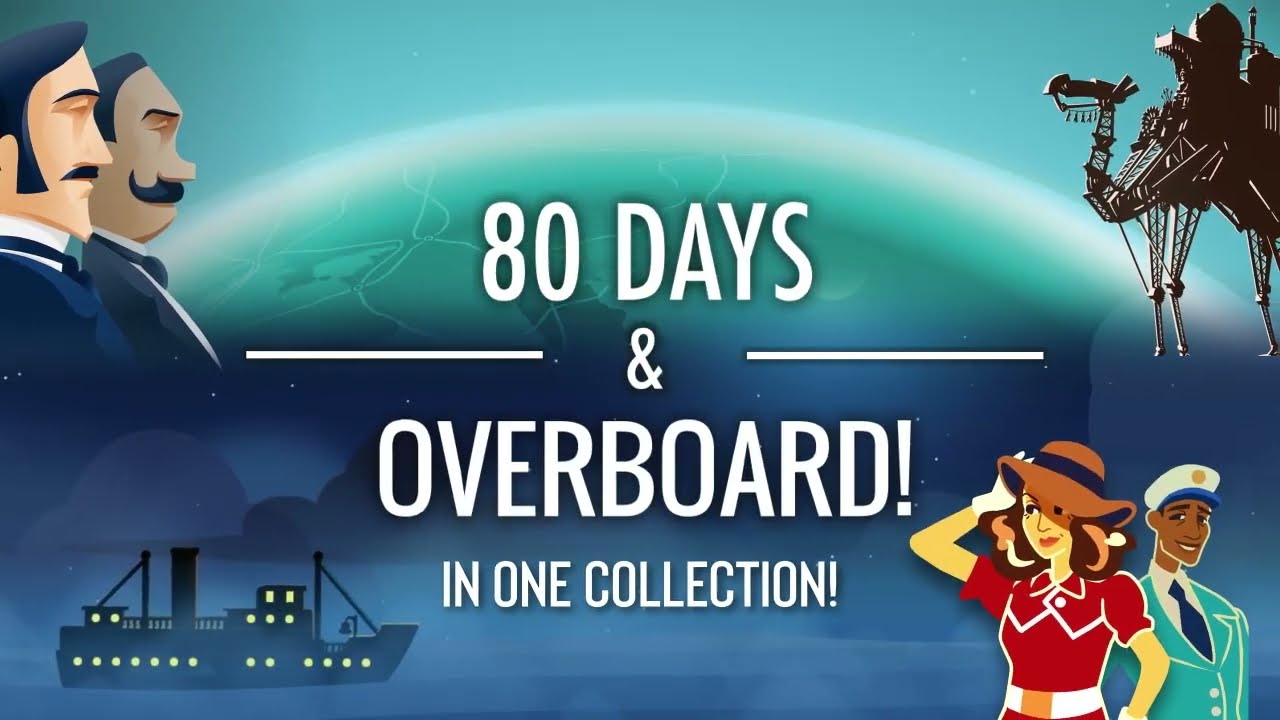 80 Days and Overboard title screen for Nintendo Switch