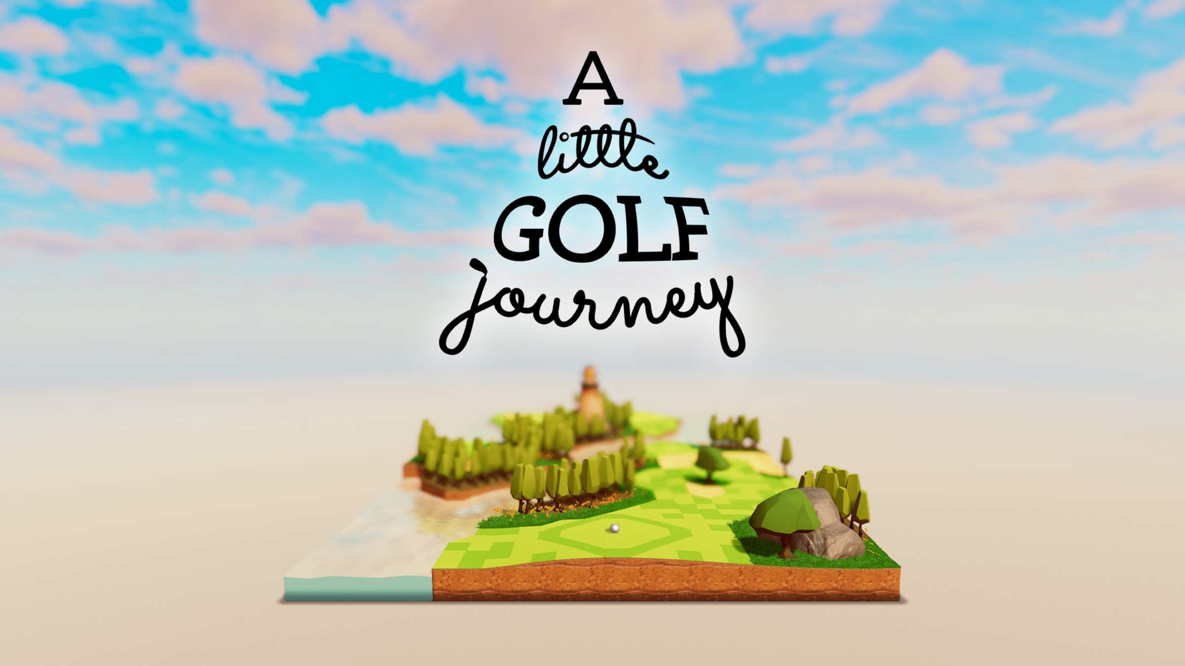 A Little Golf Journey title screen for Nintendo Switch