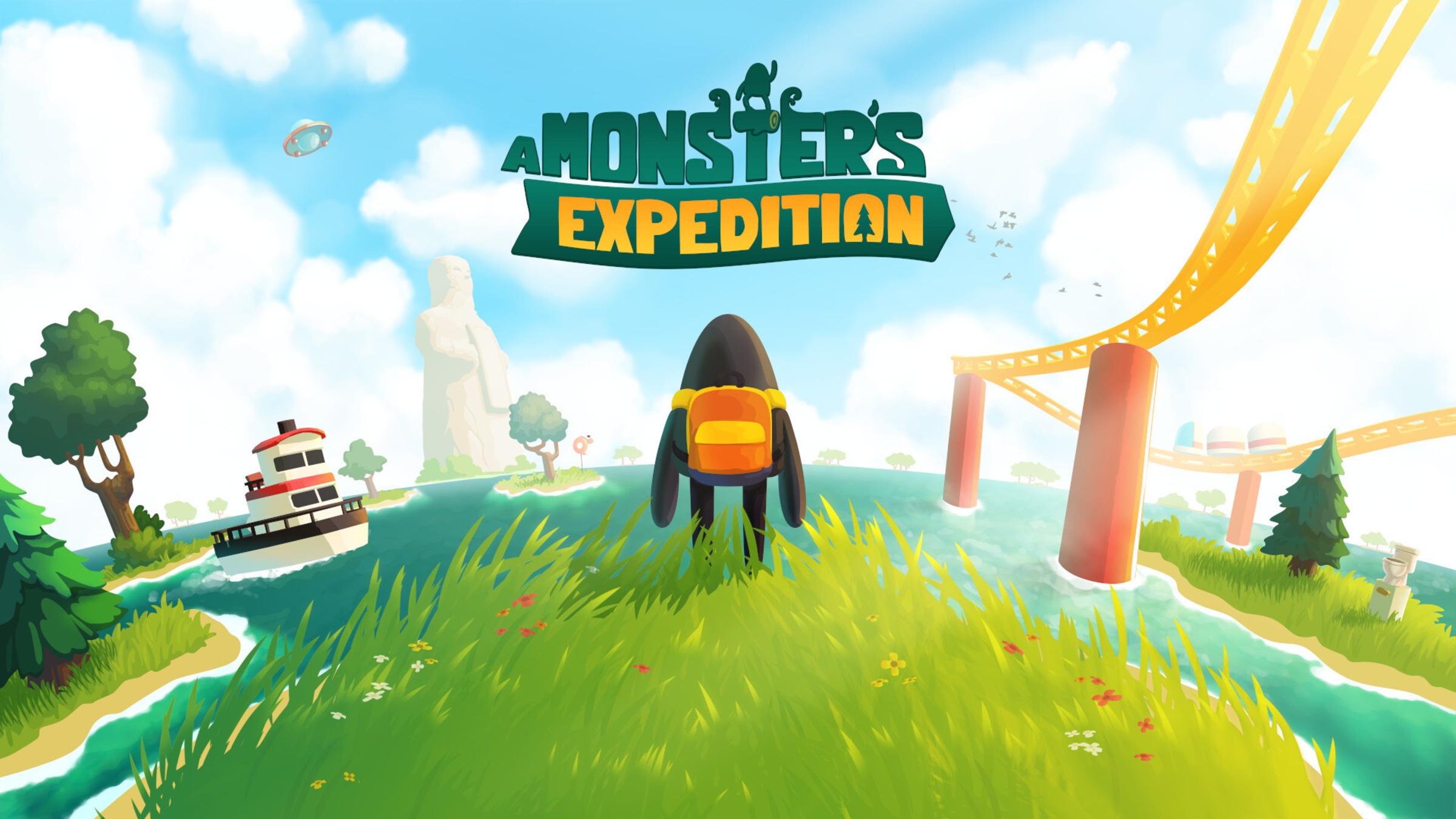 A Monster's Expedition + Earlier Adventures title screen for Nintendo Switch