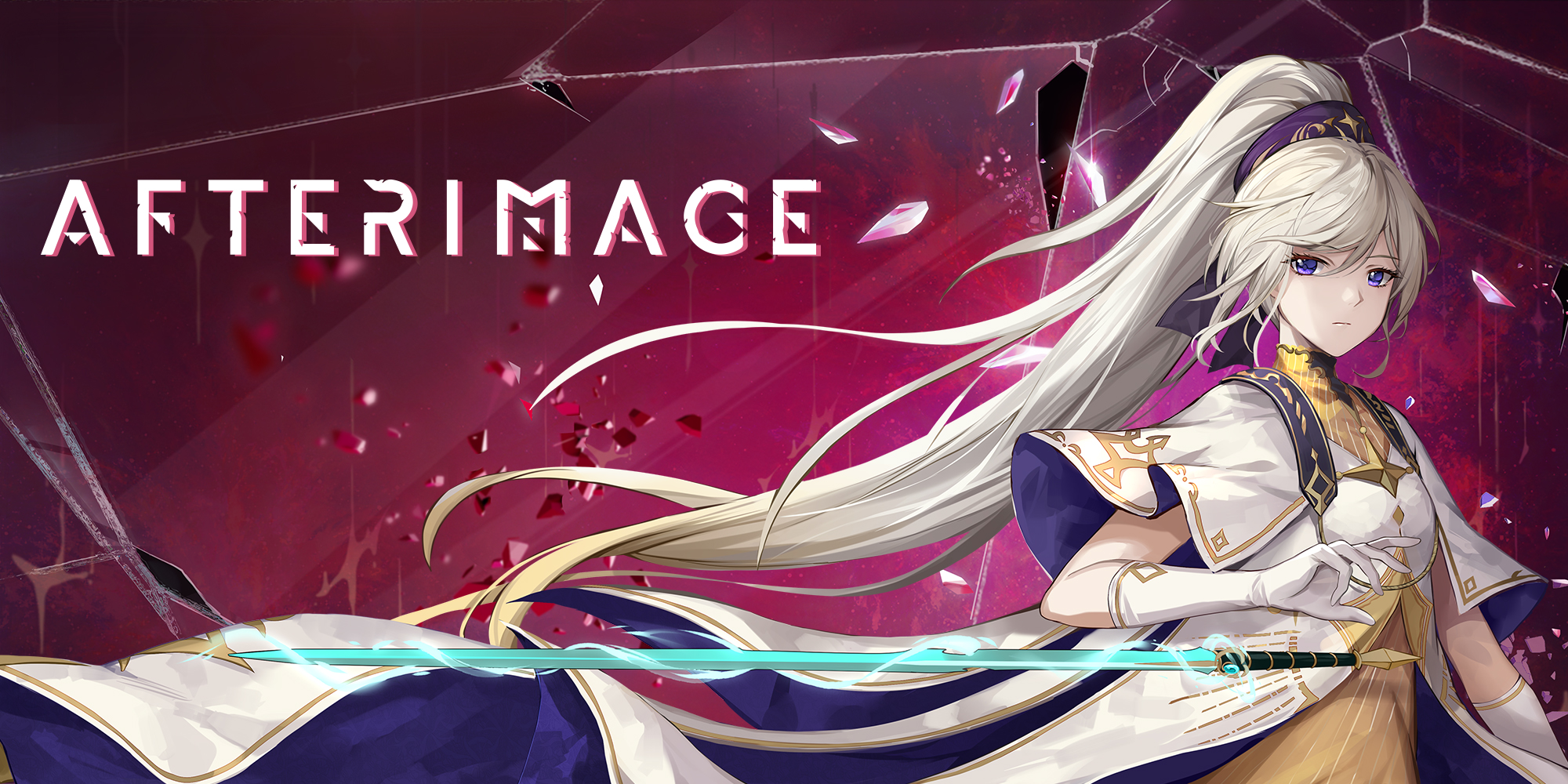 Afterimage: Deluxe Edition title screen for Nintendo Switch