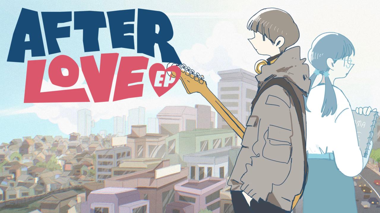 Afterlove EP title screen for Switch