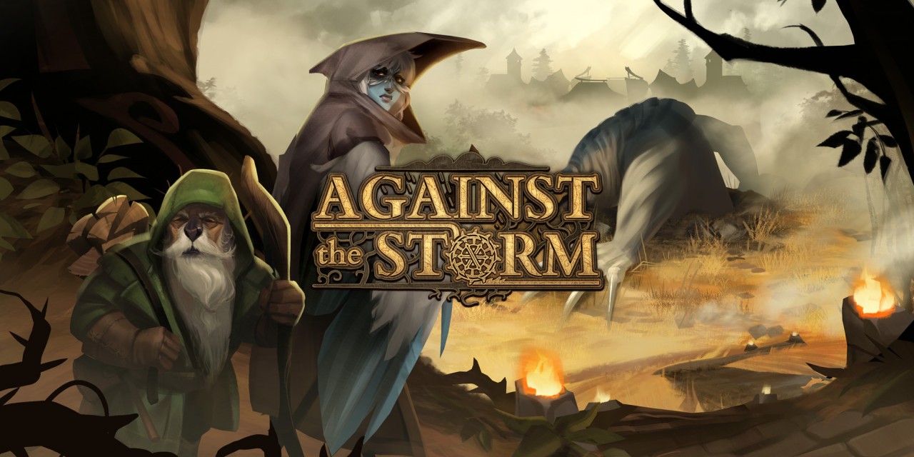 Against The Storm title screen for Nintendo Switch