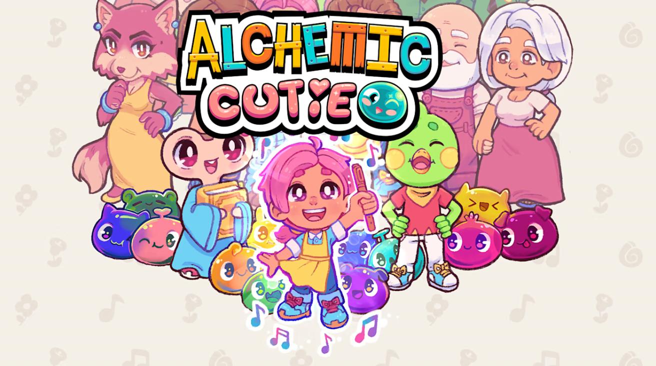 Alchemic Cutie title screen for Nintendo Switch