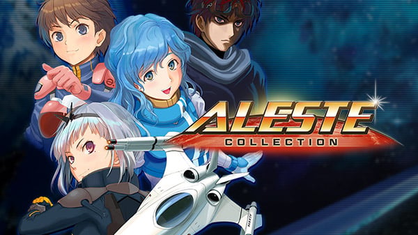Aleste Collection title screen for Nintendo Switch