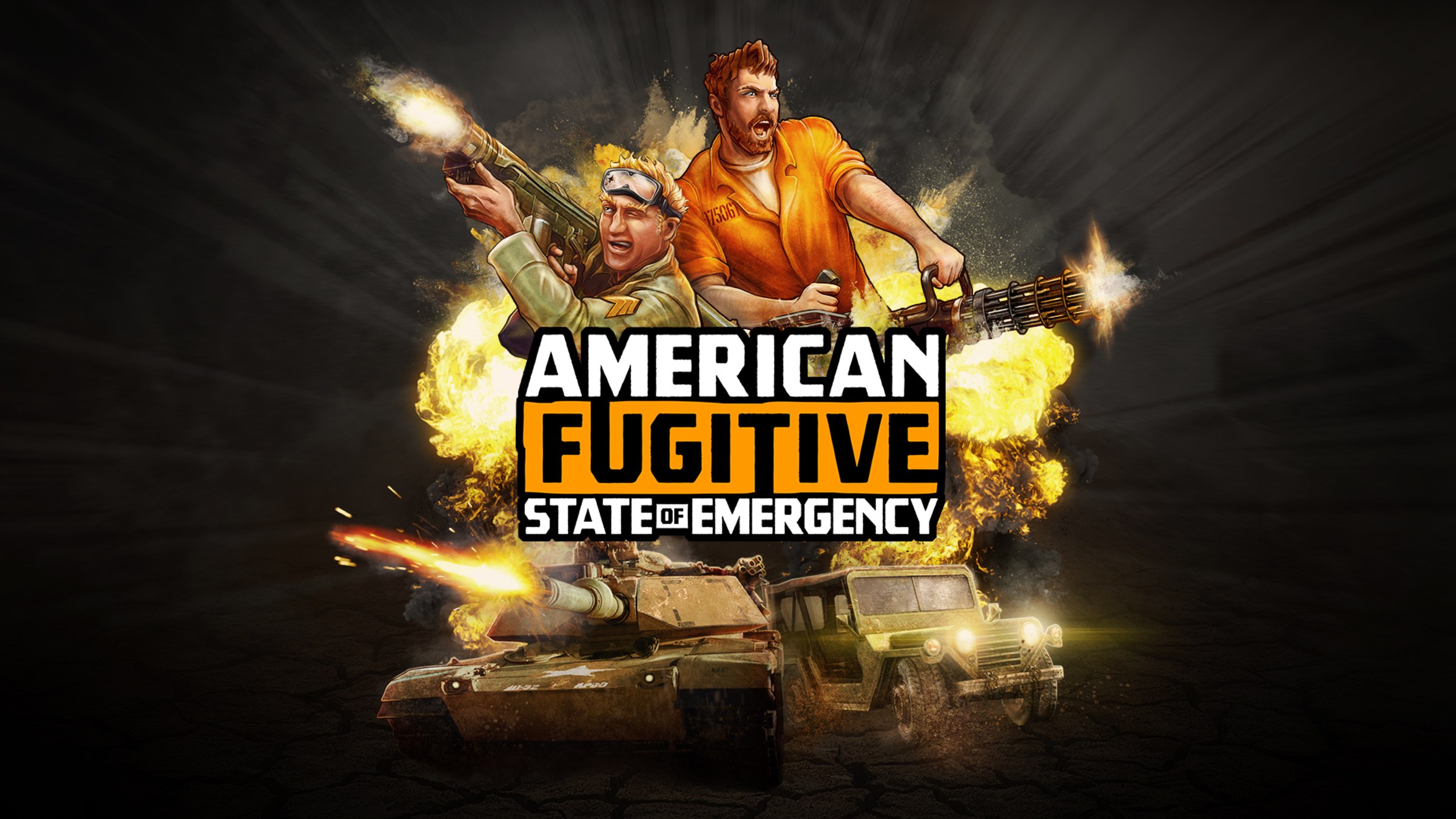 American Fugitive title screen for Nintendo Switch