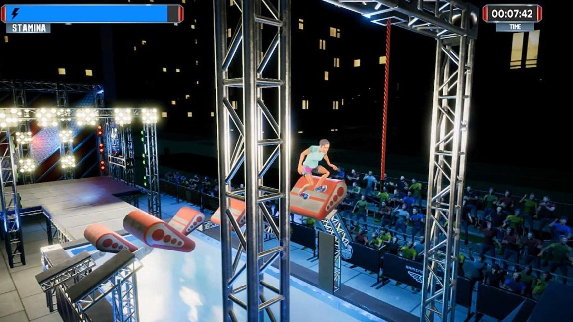 American Ninja Warrior title screen for Nintendo Switch