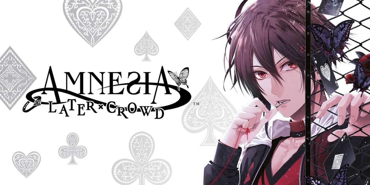 Amnesia: Later X Crowd title screen for Nintendo Switch