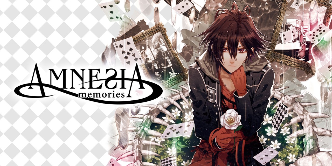 Amnesia: Memories title screen for Nintendo Switch
