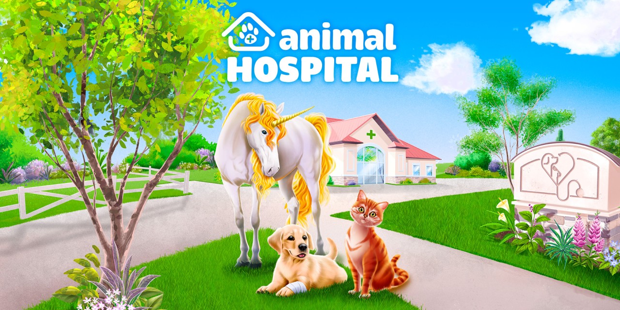 Animal Hospital title screen for Nintendo Switch