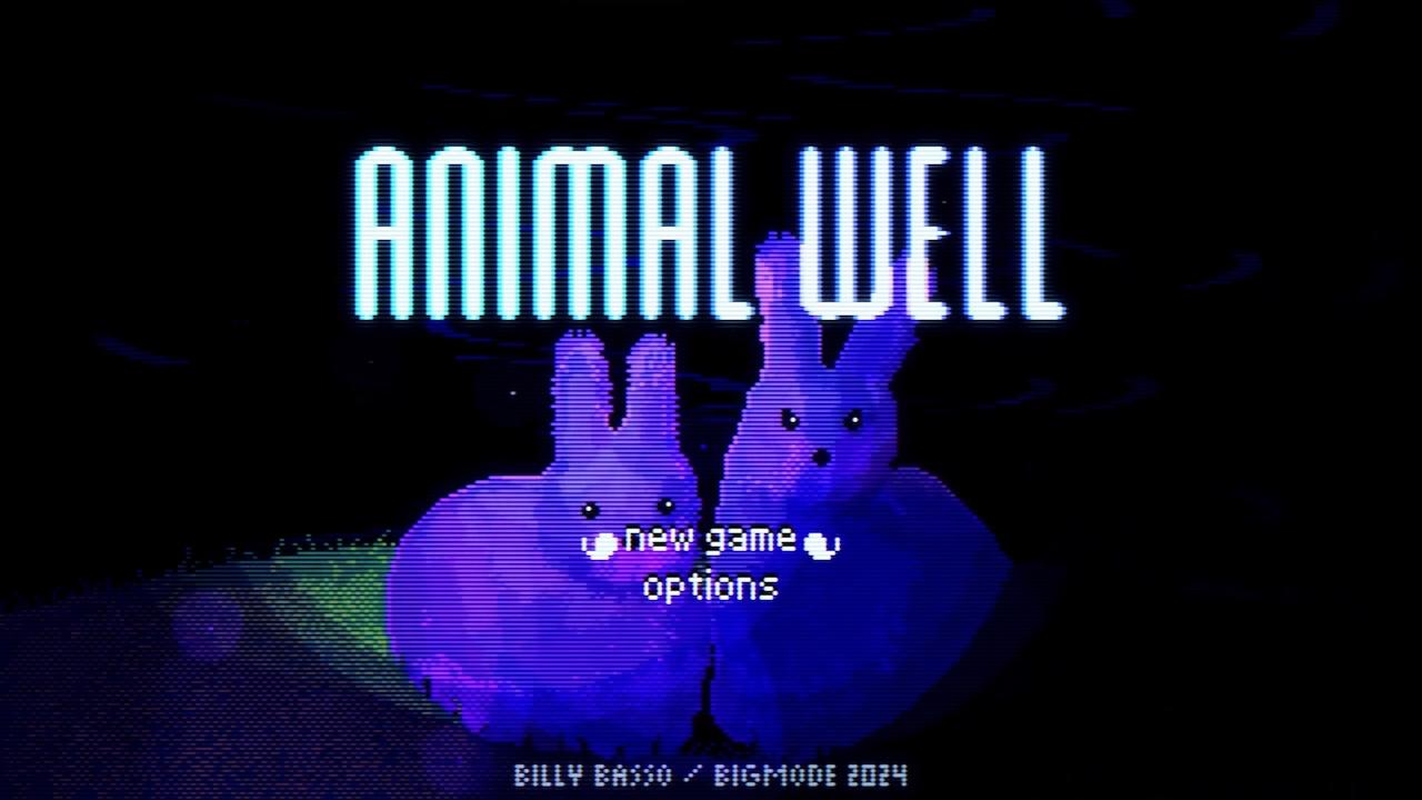 Animal Well title screen for Nintendo Switch