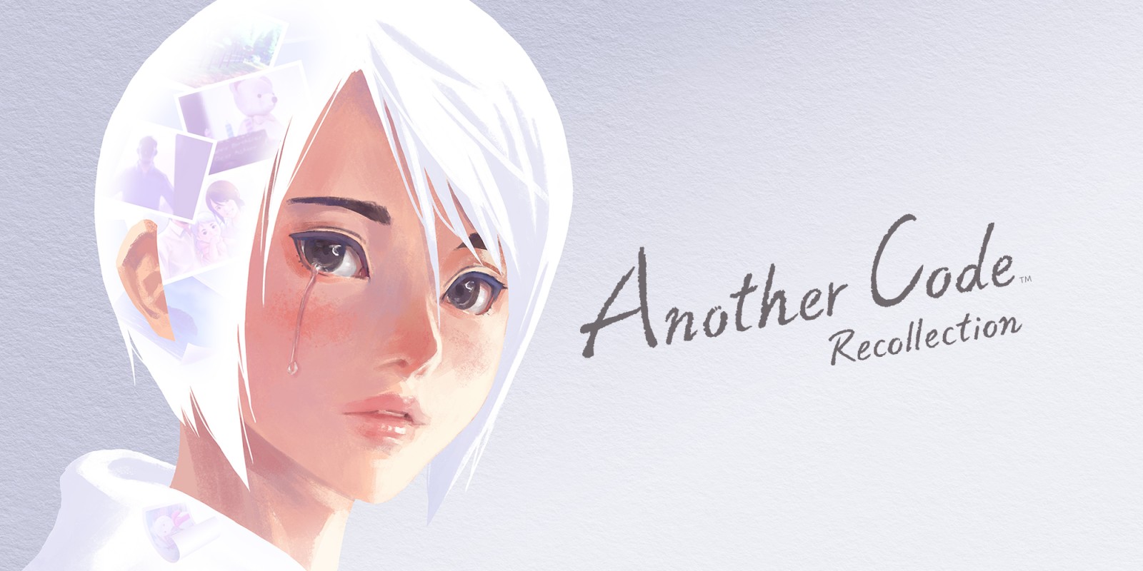 Another Code Recollection title screen for Nintendo Switch