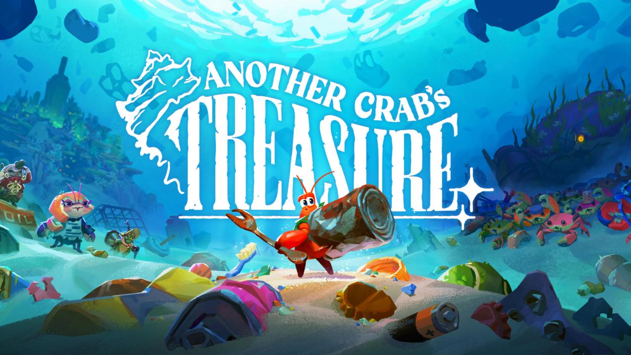 Another Crab's Treasure title screen for Nintendo Switch