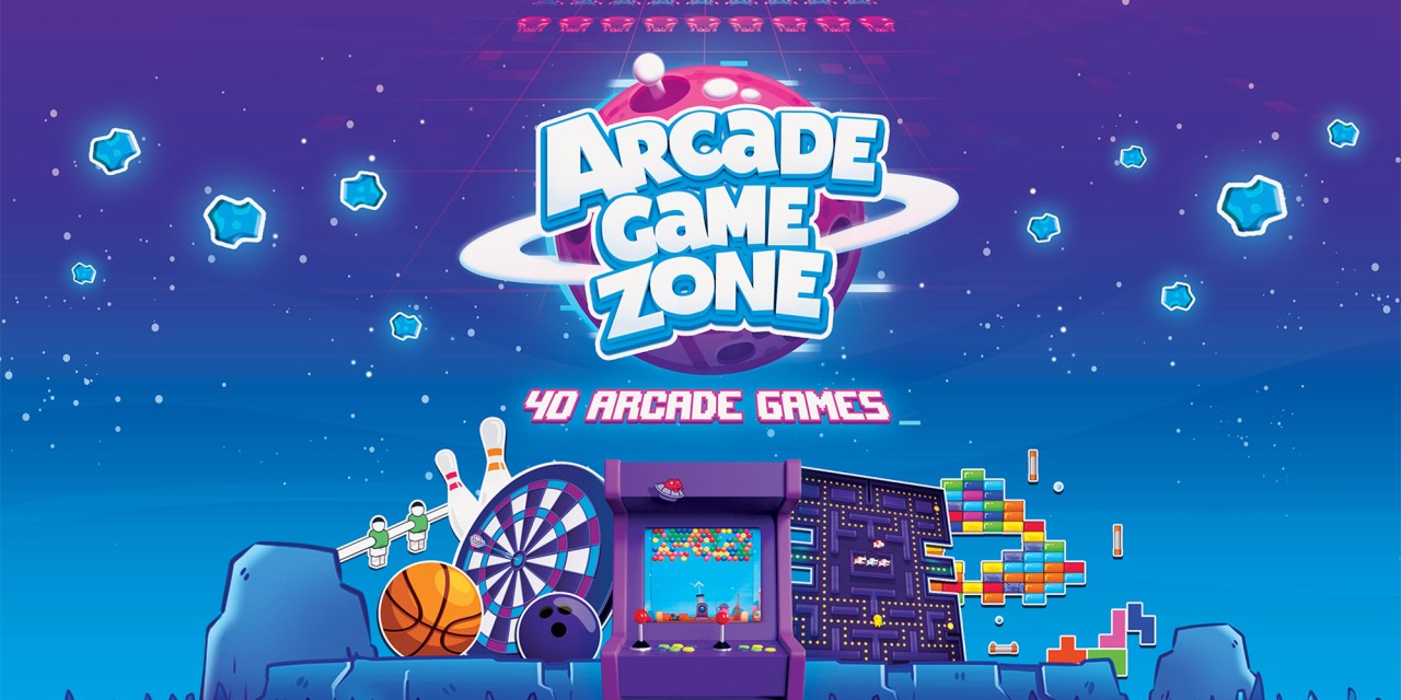 Arcade Game Zone title screen for Nintendo Switch