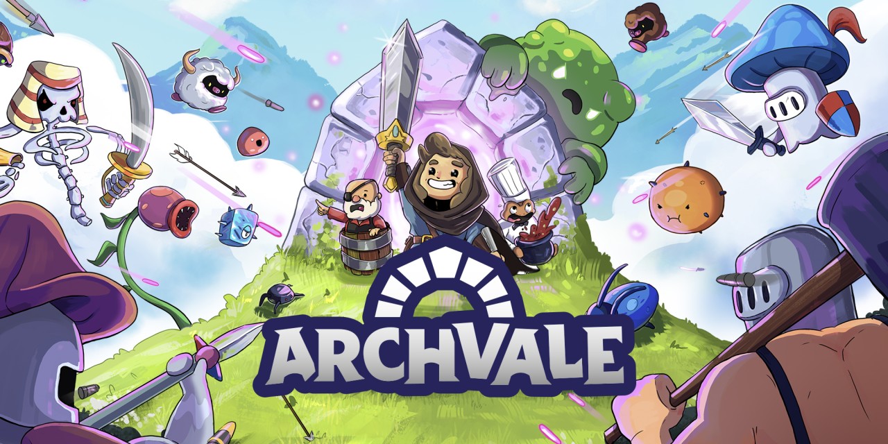 Archvale title screen for Nintendo Switch