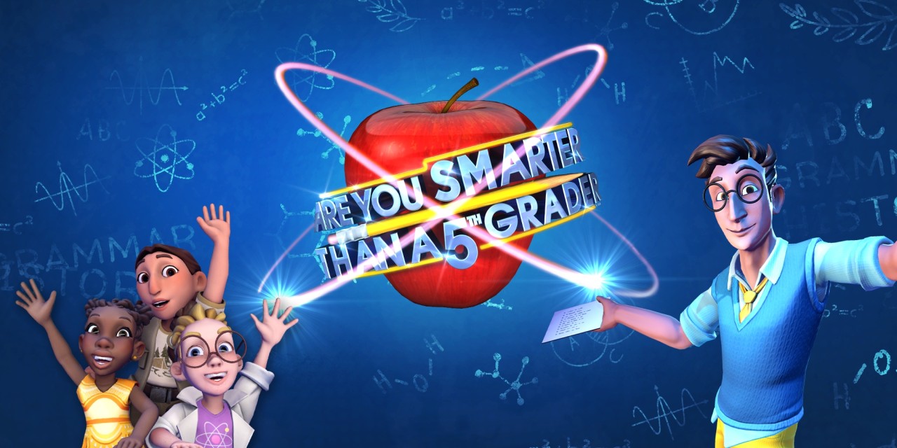 Are You Smarter Than A 5th Grader title screen for Nintendo Switch