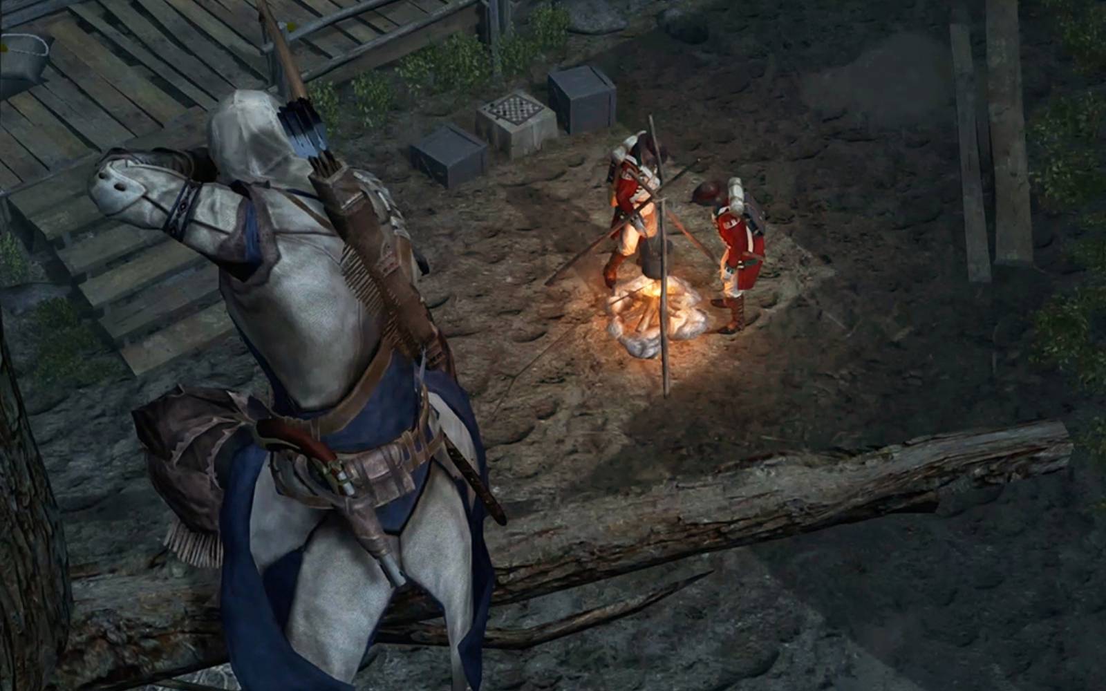 Assassin's Creed III Remastered title screen for Nintendo Switch