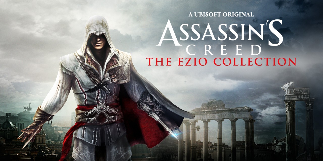 Assassin's Creed: The Ezio Collection title screen for Nintendo Switch