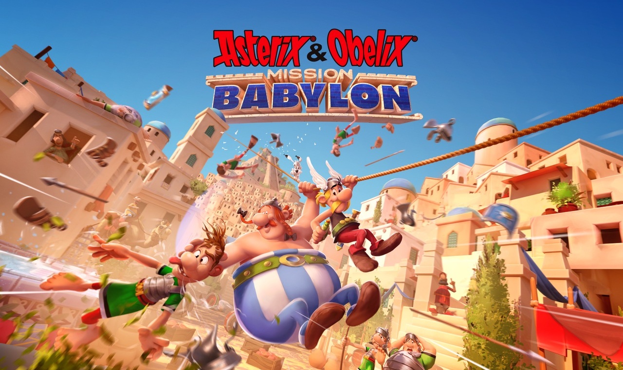Asterix & Obelix: Mission Babylon title screen for Nintendo Switch