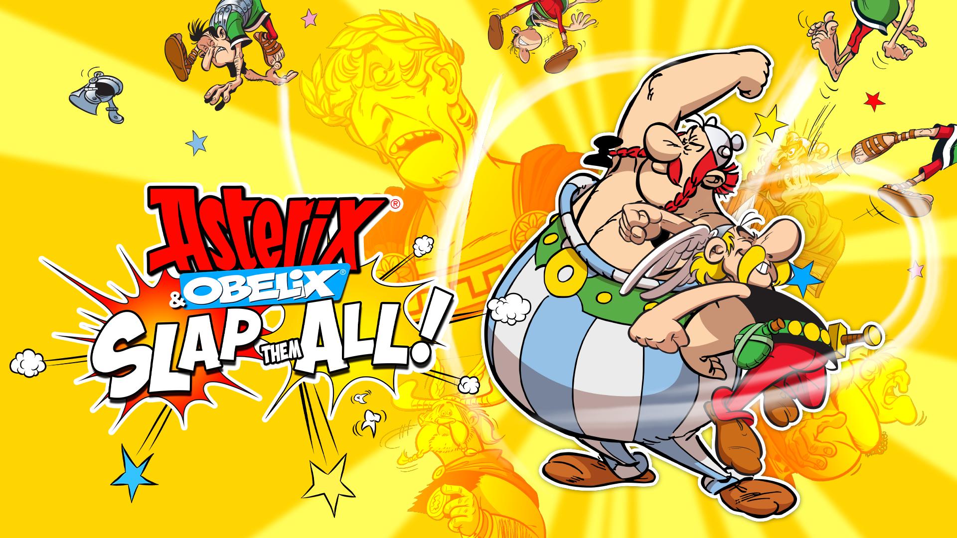 Asterix & Obelix Slap Them All title screen for Nintendo Switch