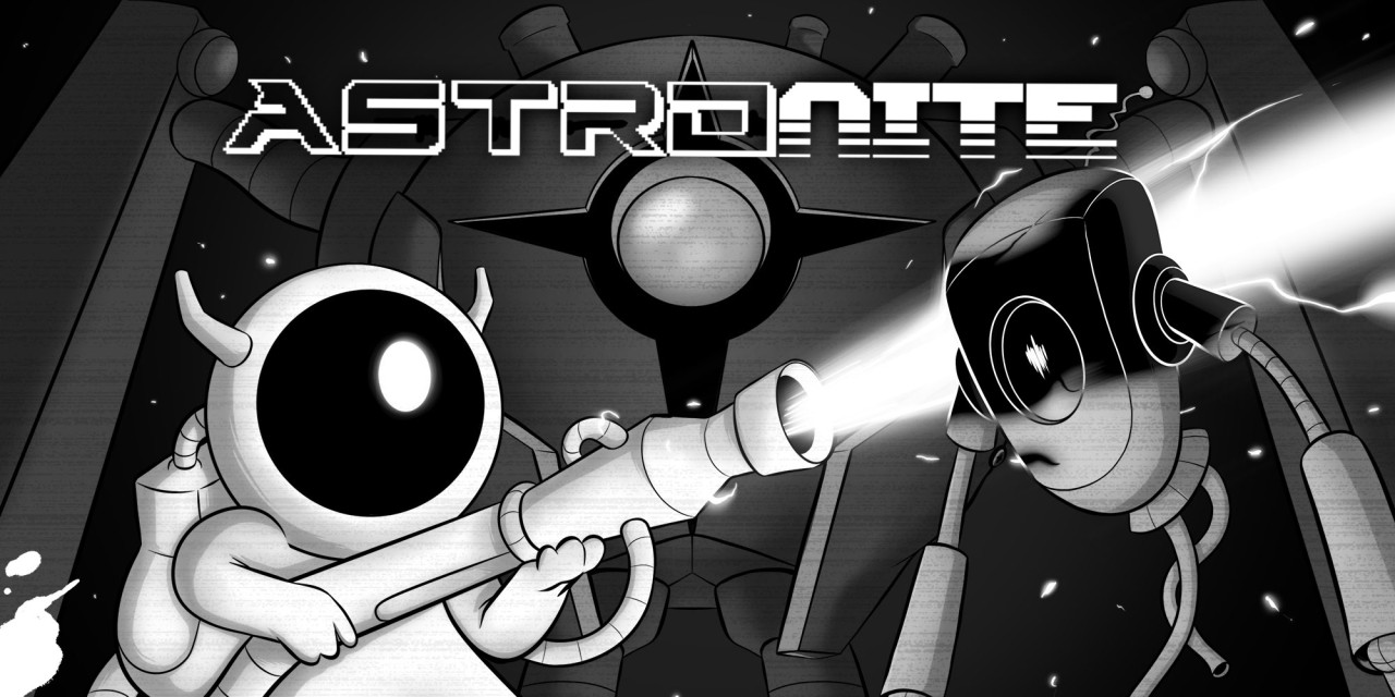 Astronite title screen for Nintendo Switch