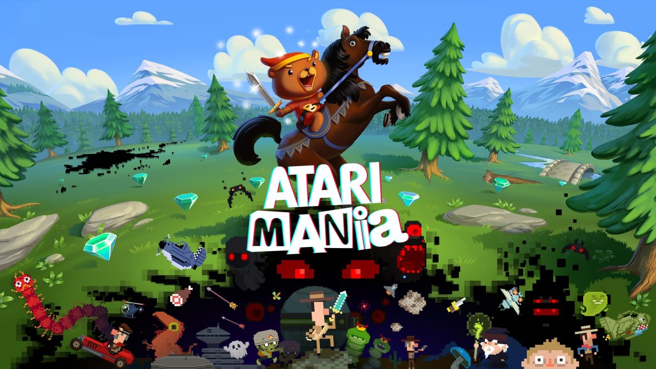 Atari Mania title screen for Nintendo Switch