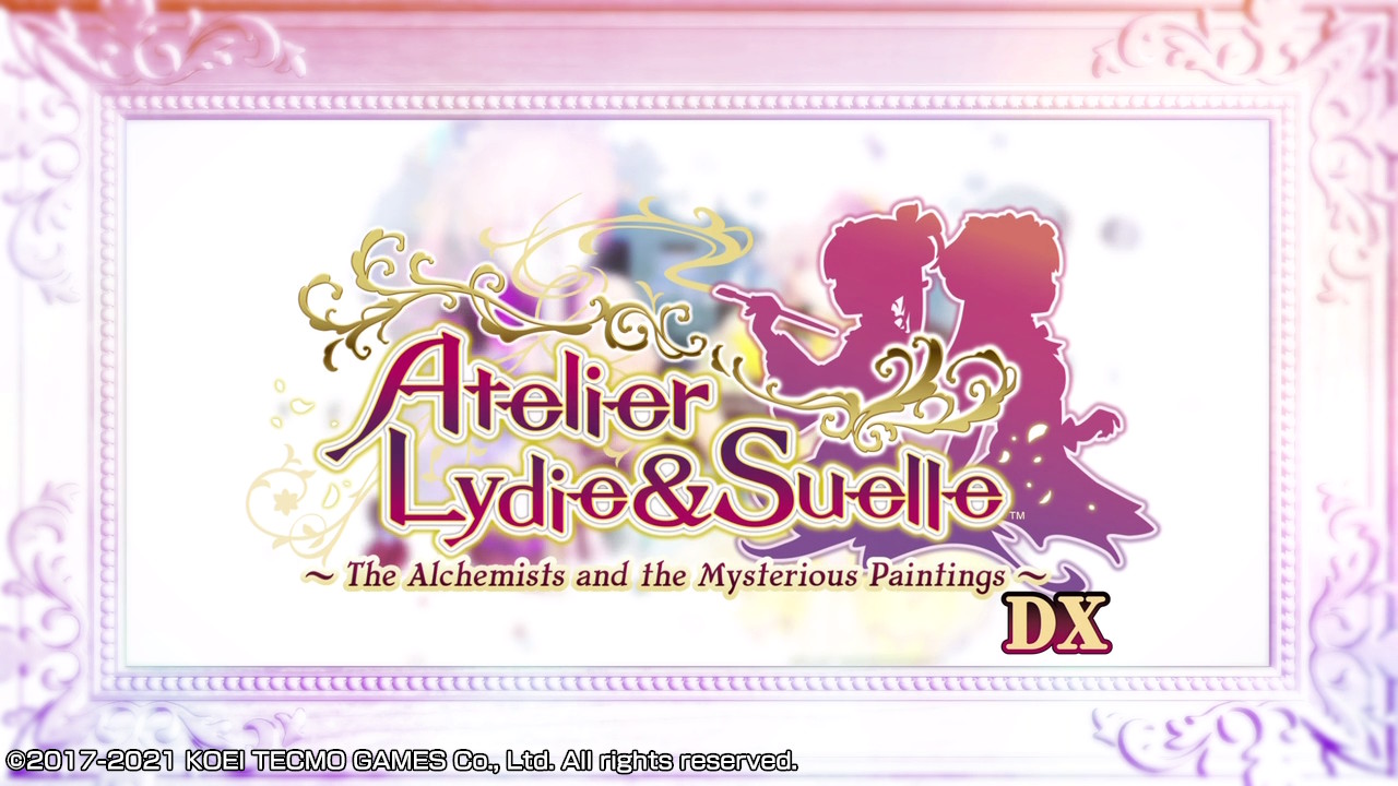 Atelier Lydie & Suelle title screen for Nintendo Switch