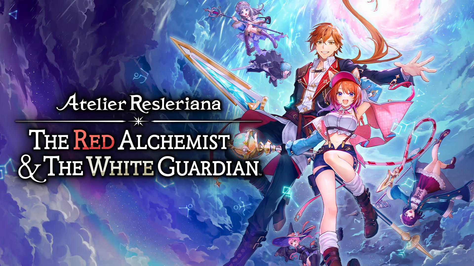 Atelier Resleriana The Red Alchemist & The White Guardian title screen for Nintendo Switch