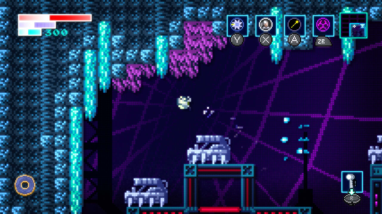 Axiom Verge 1 & 2 [Collector's Edition] title screen for Nintendo Switch