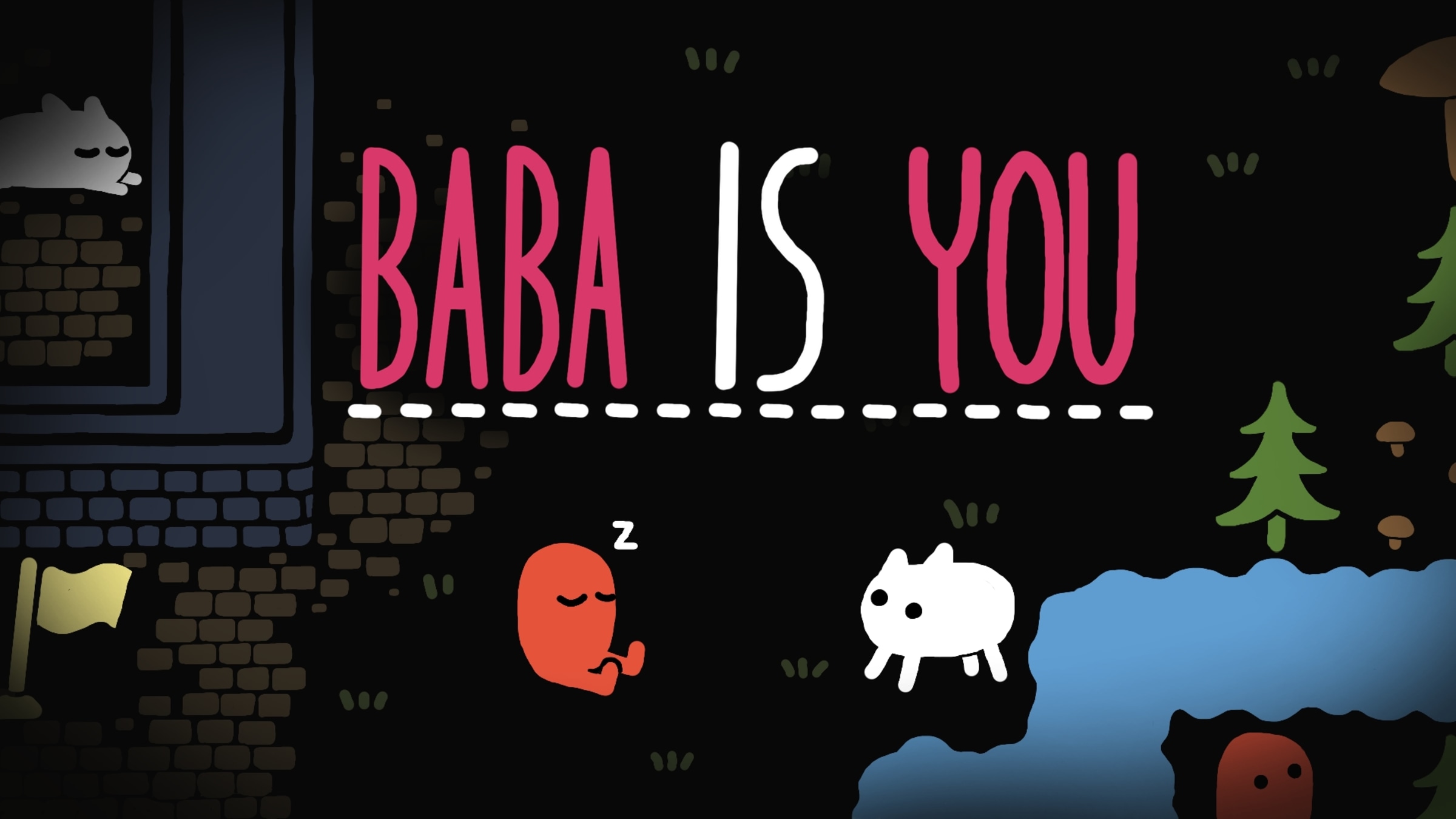 Baba Is You title screen for Nintendo Switch