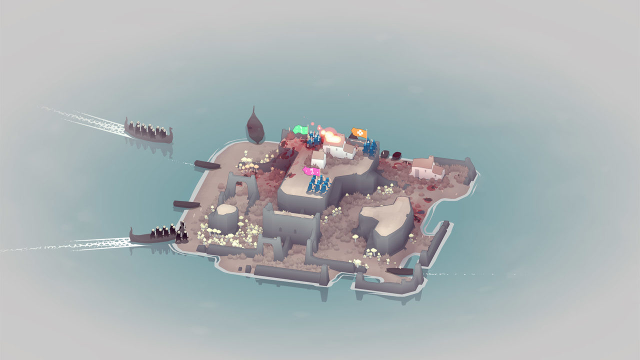 Bad North title screen for Nintendo Switch