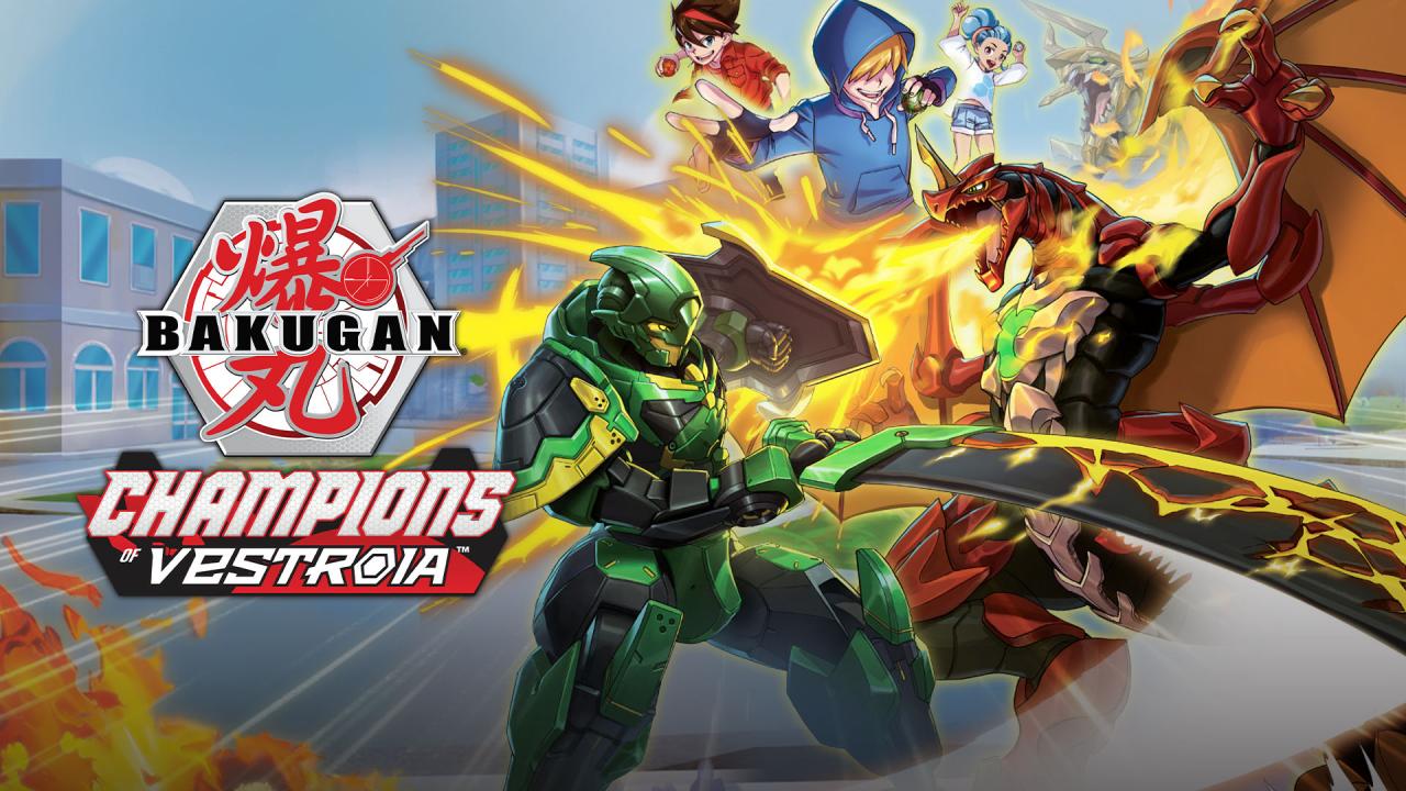 Bakugan: Champions Of Vestroia title screen for Nintendo Switch