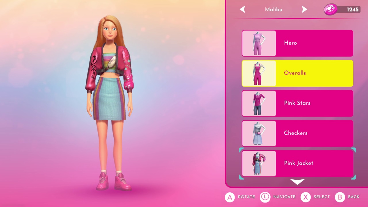 Barbie Project Friendship title screen for Nintendo Switch