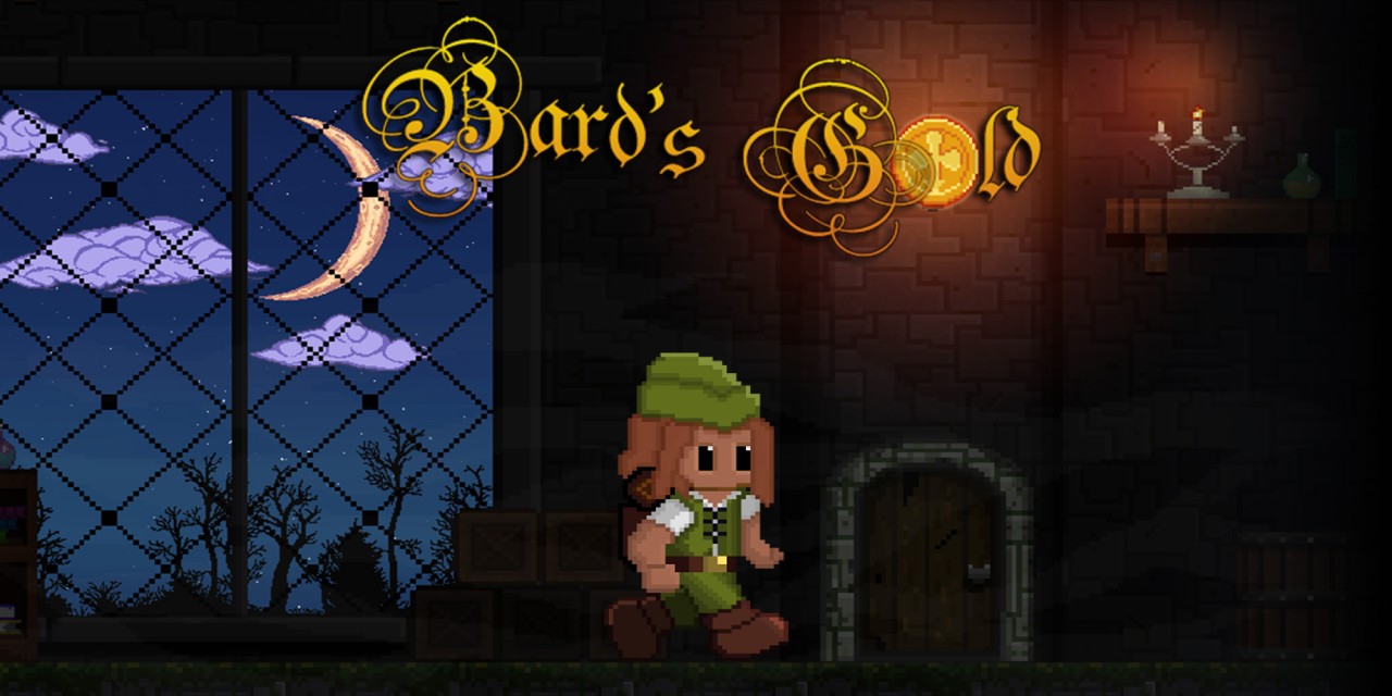 Bard's Gold title screen for Nintendo Switch