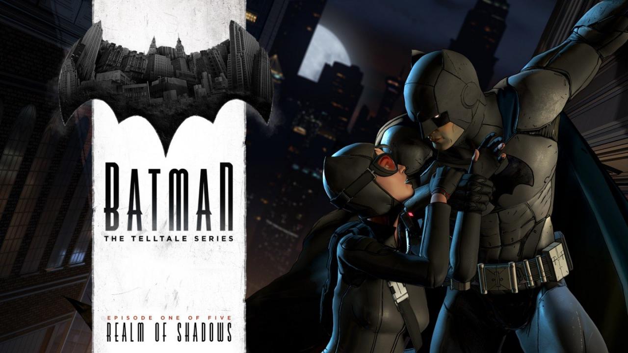 Batman: The Telltale Series title screen for Nintendo Switch