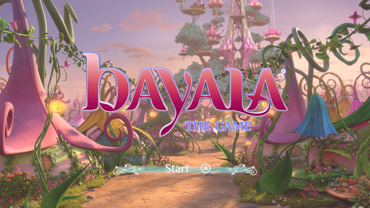 Bayala title screen for Nintendo Switch