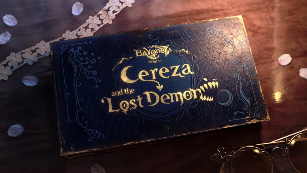 Bayonetta Origins: Cereza and the Lost Demon title screen for Nintendo Switch