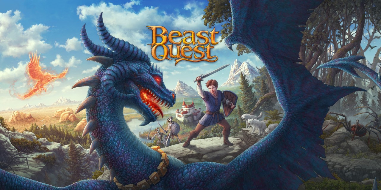 Beast Quest title screen for Nintendo Switch