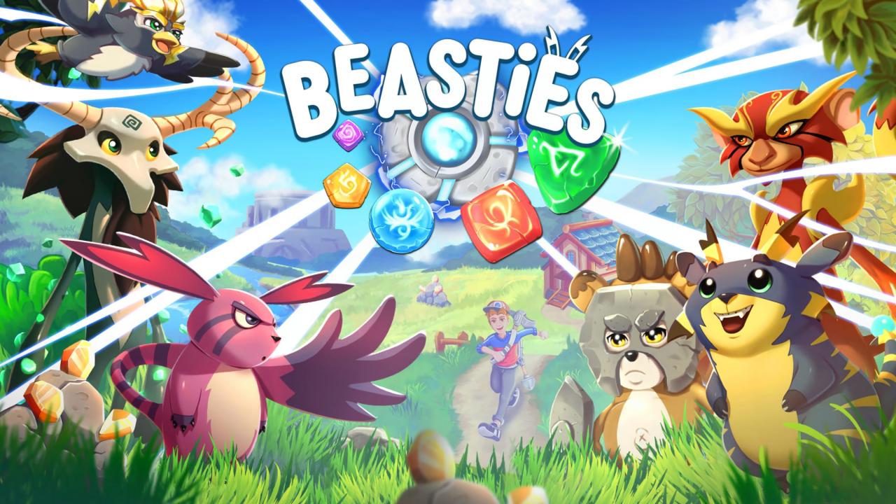 Beasties title screen for Nintendo Switch