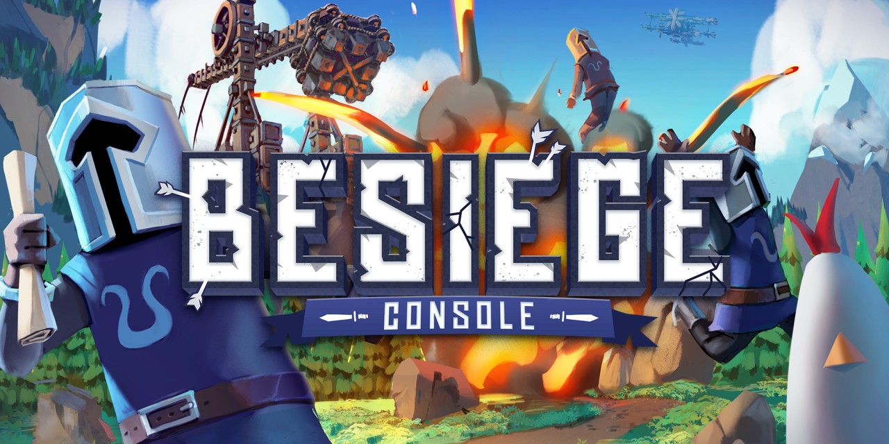 Besiege title screen for Nintendo Switch