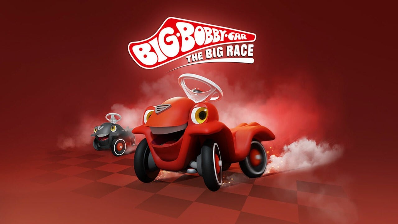 Big Bobby Car The Big Race title screen for Nintendo Switch