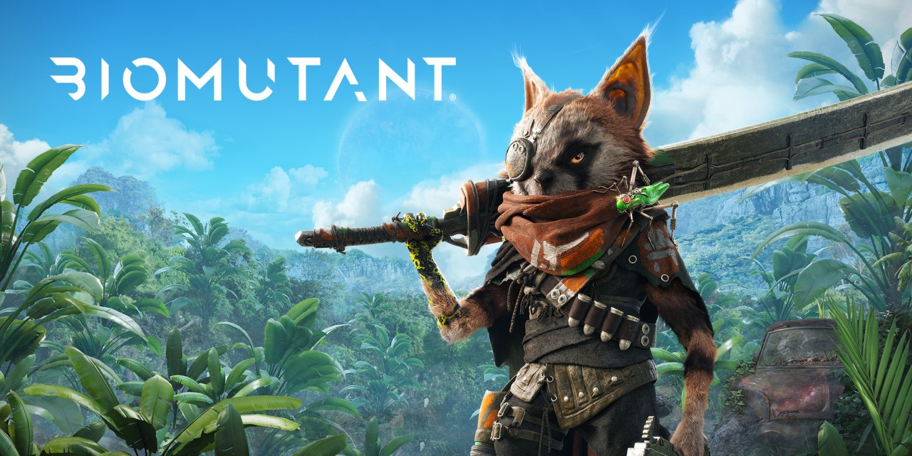 Biomutant title screen for Nintendo Switch