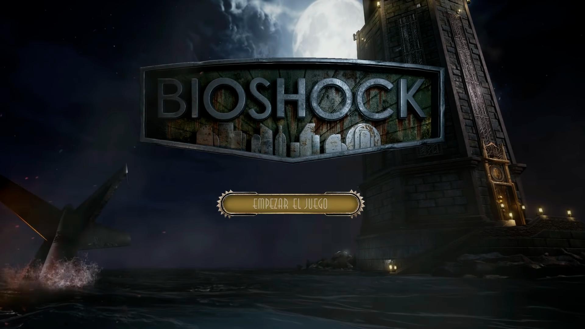 Bioshock The Collection title screen for Nintendo Switch
