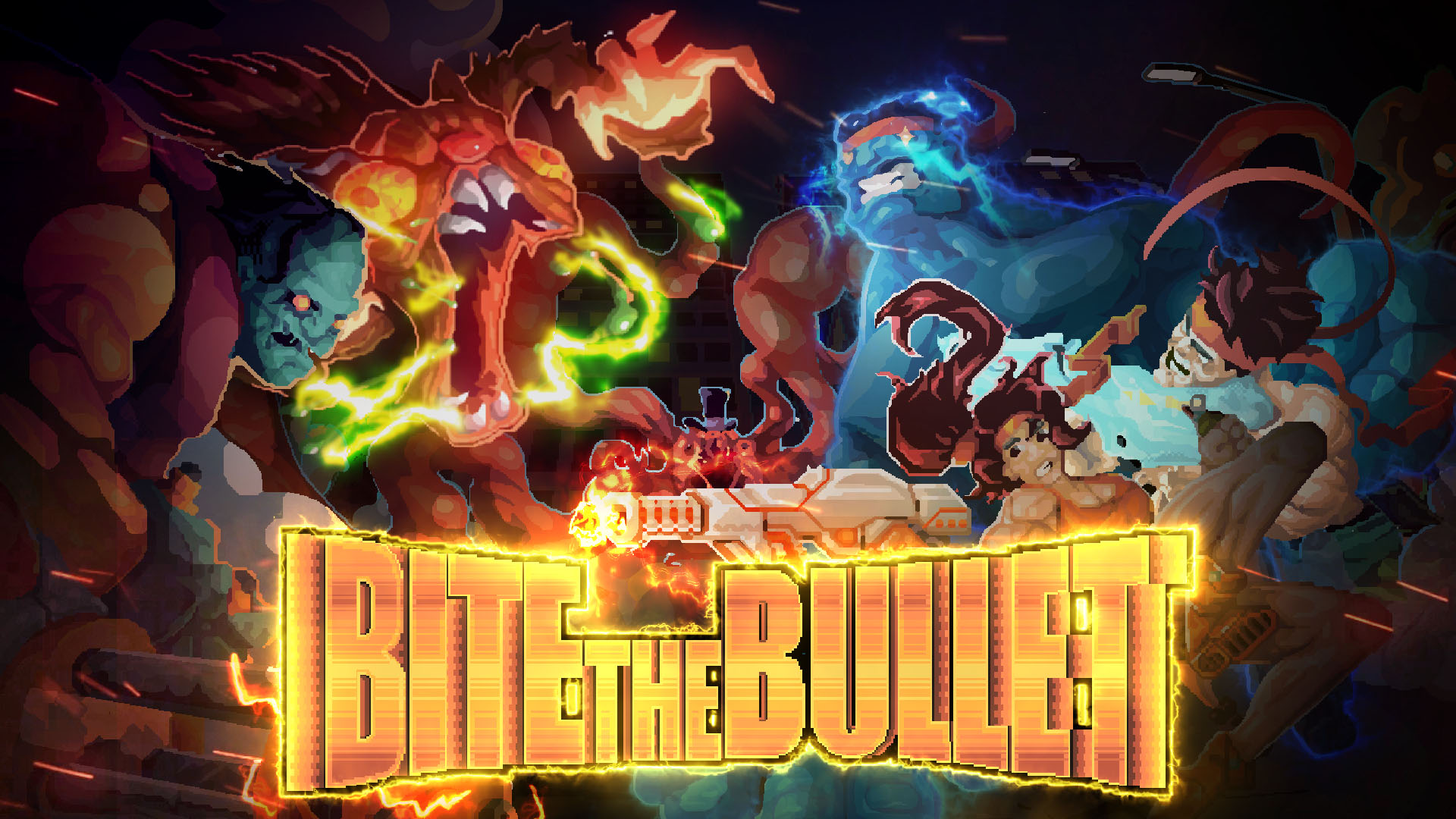 Bite the Bullet title screen for Nintendo Switch
